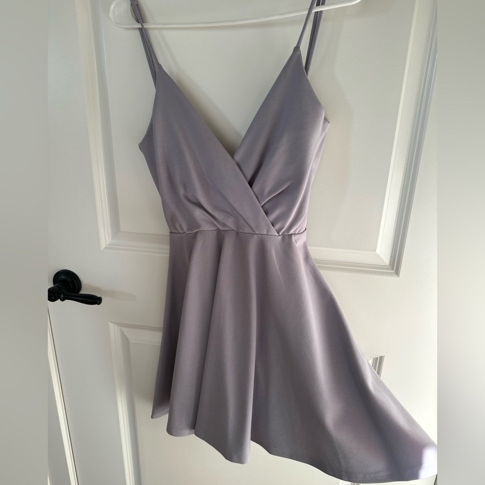 Lilac Mini Dress
